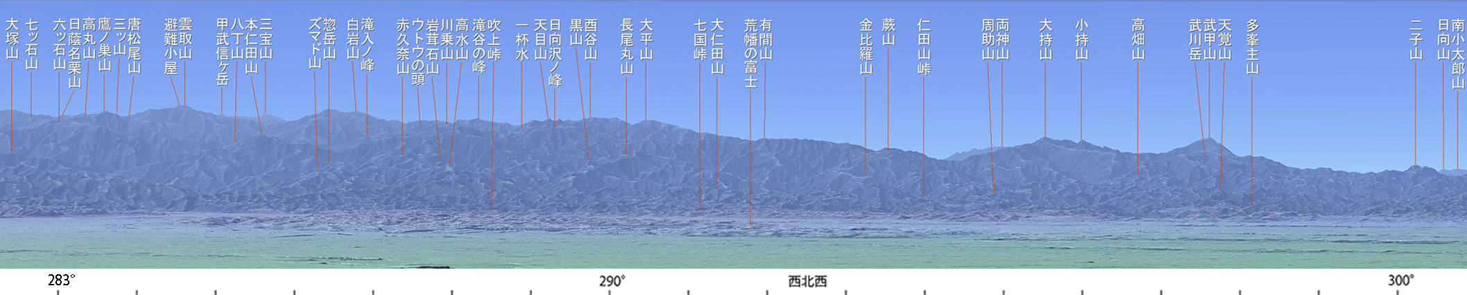 西の山